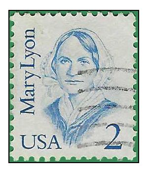 #2169 2c Great Americans Mary Lyon 1987 Used