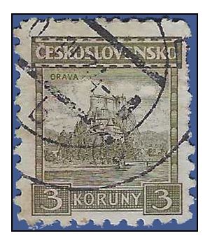 Czechoslovakia # 136 1931 Used Fault