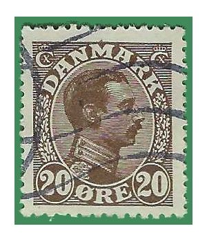 Denmark # 104 1921 Used
