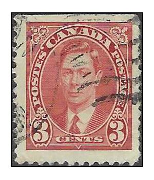 Canada # 233a 1937 Booklet Single Used