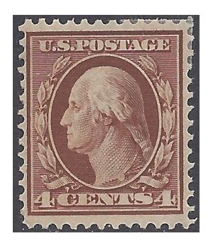 # 334 4c George Washington 1908 Mint HR