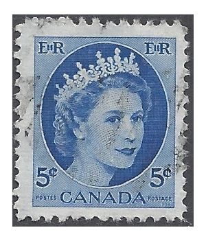 Canada # 341 1954 Used