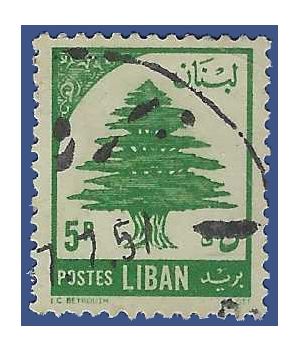 Lebanon #299 1955  Used