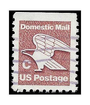 #1948 20c C Rate Eagle Booklet Single 1981 Used