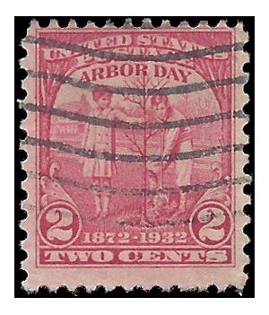 # 717 2c 60th Anniversary Arbor Day 1932 Used
