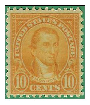 # 642 10c James Monroe 1927 Mint NH