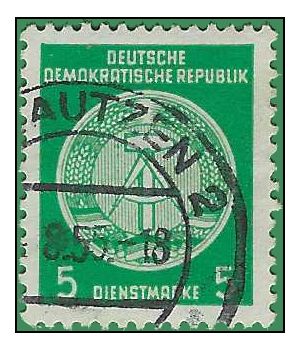 Germany DDR #O18 1954 Used