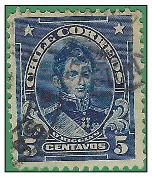Chile # 101 1911 Used