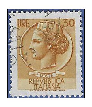 Italy # 998h 1968 Used