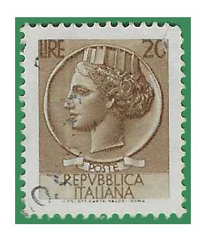 Italy # 998f 1968 Used