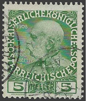 Austria # 113 1913 Used
