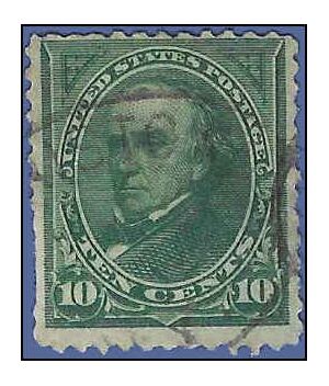 # 258 10c Andrew Webster 1894 Used