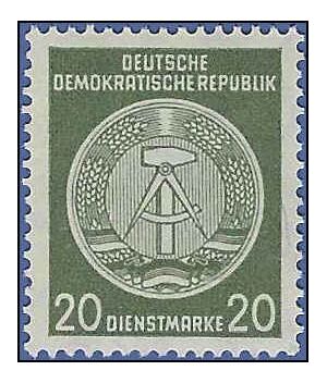 Germany DDR #O40 1957 Mint NH