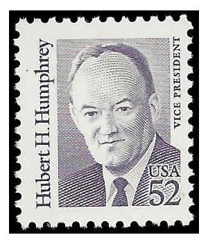 #2189a 52c Hubert H. Humphrey 1991 Mint NH