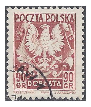 Poland #J131 1951 CTO