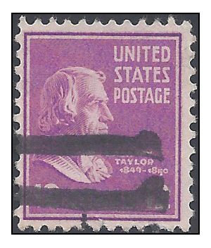 # 817 12c Presidential Issue Zachary Taylor 1938 Used