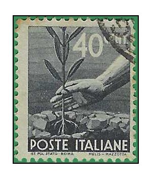 Italy # 465 1945 Used