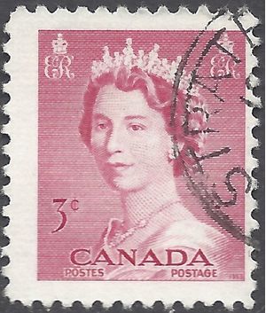 Canada # 327 1953 Used