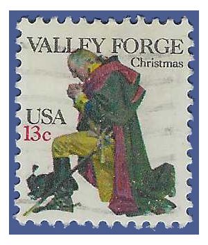 #1729 13c Washington at Valley Forge 1977 Used