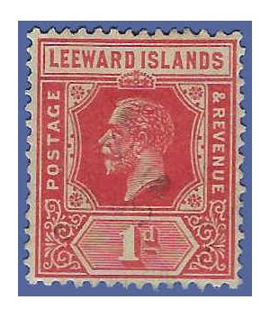 Leeward Islands # 63 1921 Used HR