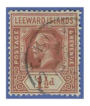 Leeward Islands # 66 1929 Used H