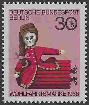 Germany Berlin #9NB 59 1968 Mint NH