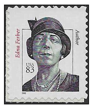 #3433 83c Distinguished Americans Edna Ferber 2002 Mint NH