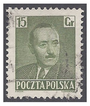 Poland # 492 1950 Used