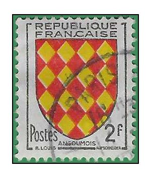 France # 737 1954 Used HR