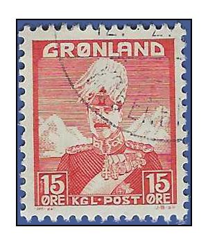 Greenland #  5 1938 Used
