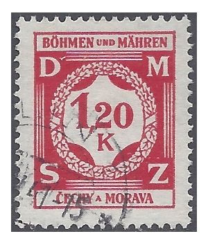 Bohemia and Moravia #O 7 1941 Used