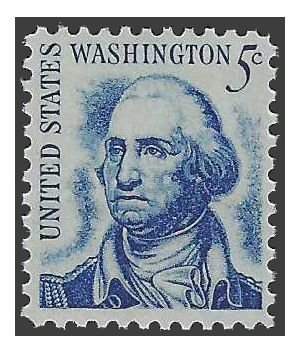 #1283 5c George Washington 1966 Mint NH
