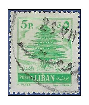 Lebanon #269 1953 Used