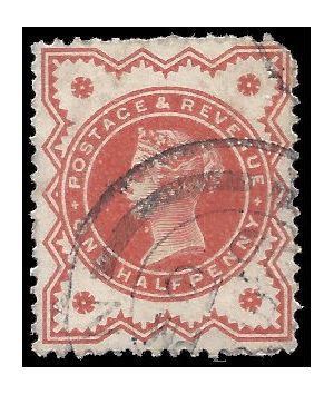 Great Britain # 111 1887 Used Small Fault