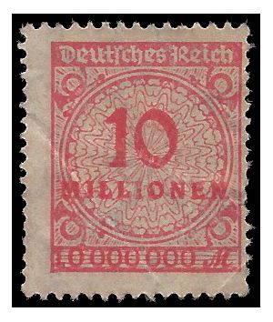 Germany # 286 1923 Used Crease