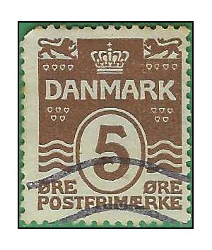 Denmark #  89 1921 Used