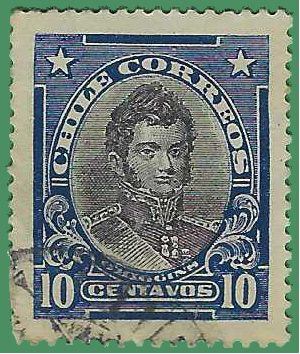 Chile # 131 1915 Used