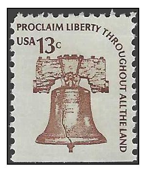 #1595c Americana Issue Liberty Bell Booklet Single 1975 Mint NH