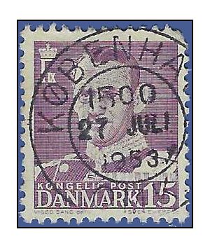 Denmark # 319 1950 Used