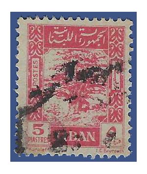 Lebanon #205 1947 Used