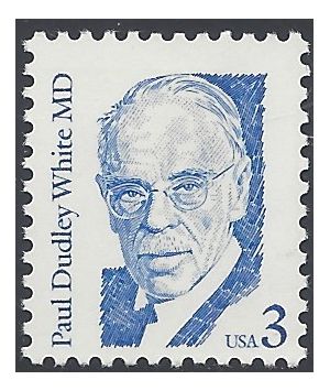 #2170 3c Great Americans Paul Dudley White M.D.1986 Mint NH