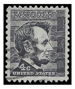 #1282 4c Abraham Lincoln 1973 Used