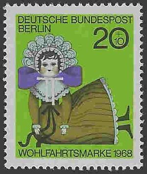 Germany Berlin #9NB 58 1968 Mint NH