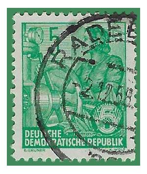 Germany DDR # 188 1953 Used