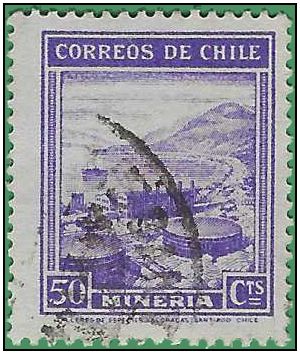 Chile # 222 1943 Used