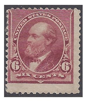 # 224 6c James A. Garfield 1890 Mint HR