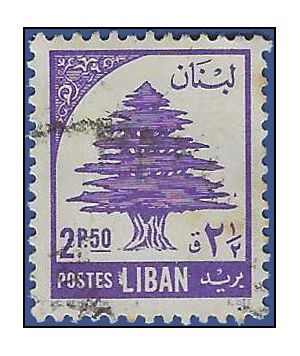Lebanon #298 1955 Used