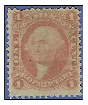 Scott R  3c 1c US Internal Revenue - Proprietary 1862-1871 Used Fault