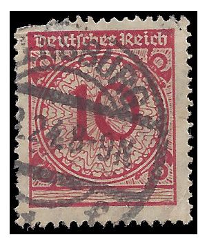 Germany # 325 1923 Used Fault