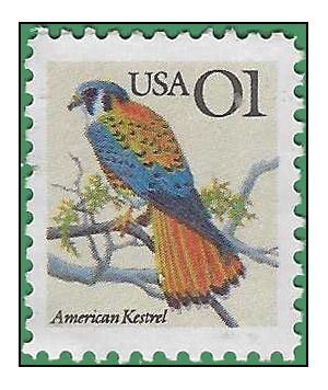 #2476 1c American Kestrel 1991 Used